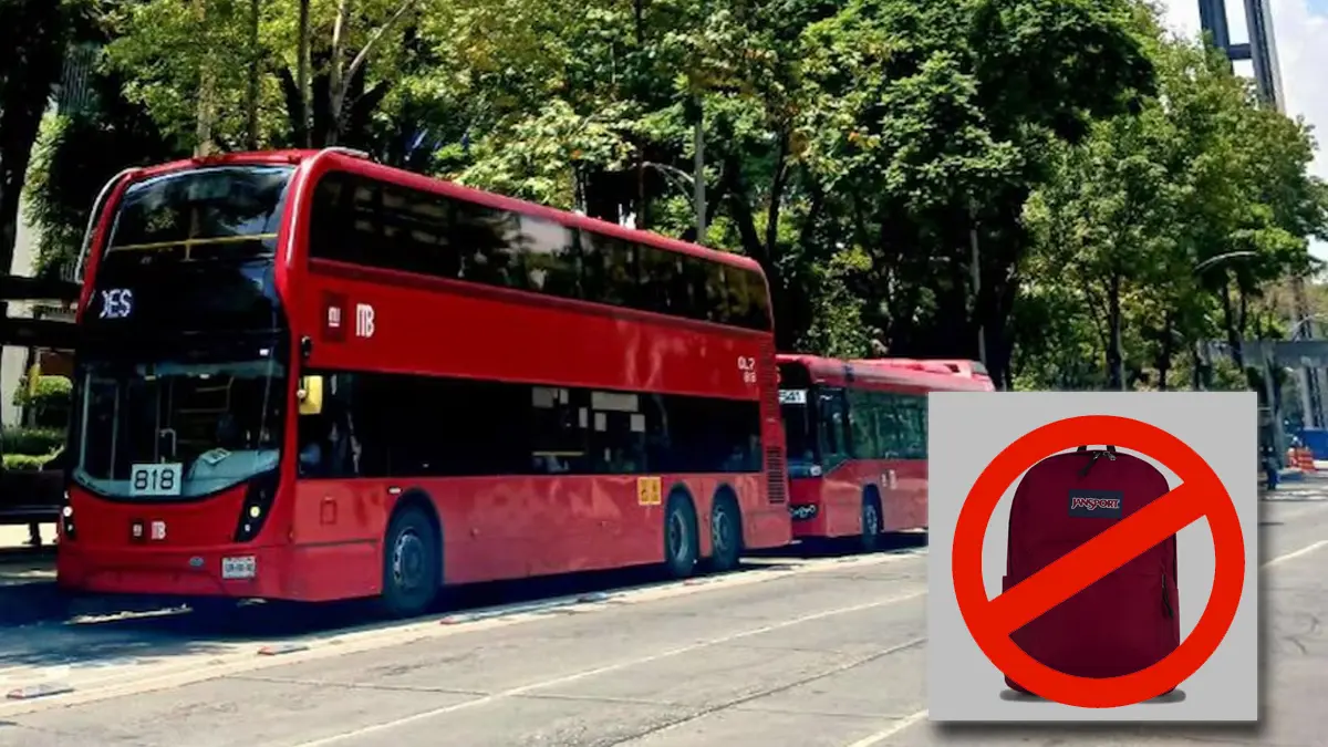 Nueva regla en el Metrobús podría impactar en quienes lleven bolso o mochila. Te contamos