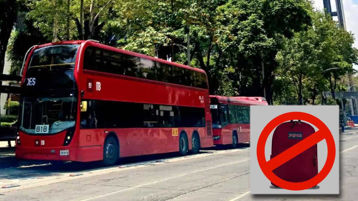 Nueva regla en el Metrobús podría impactar en quienes lleven bolso o mochila. Te contamos