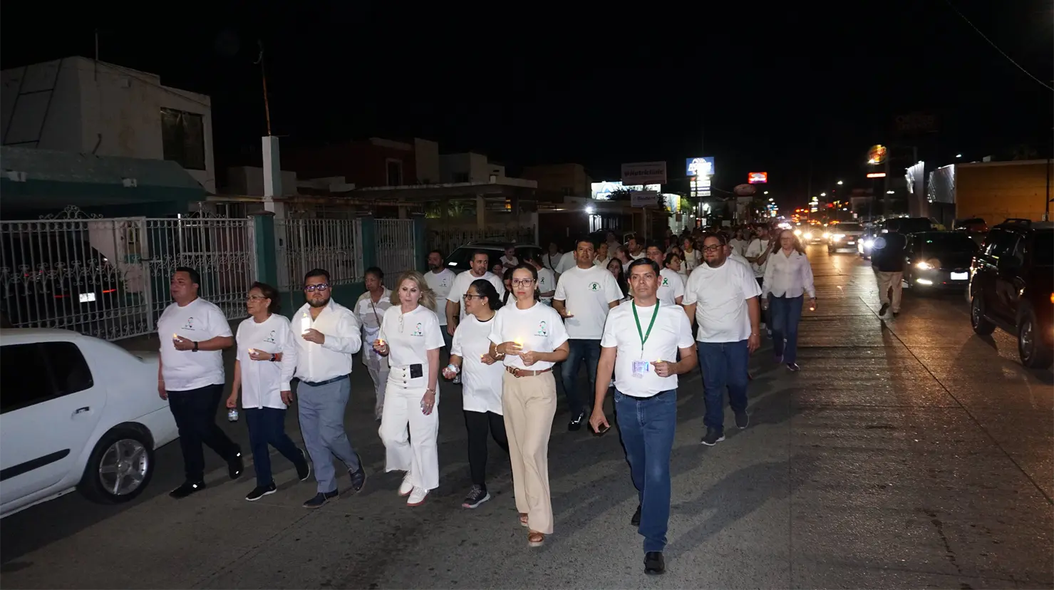 Promueven con marcha donación de órganos en Cajeme
