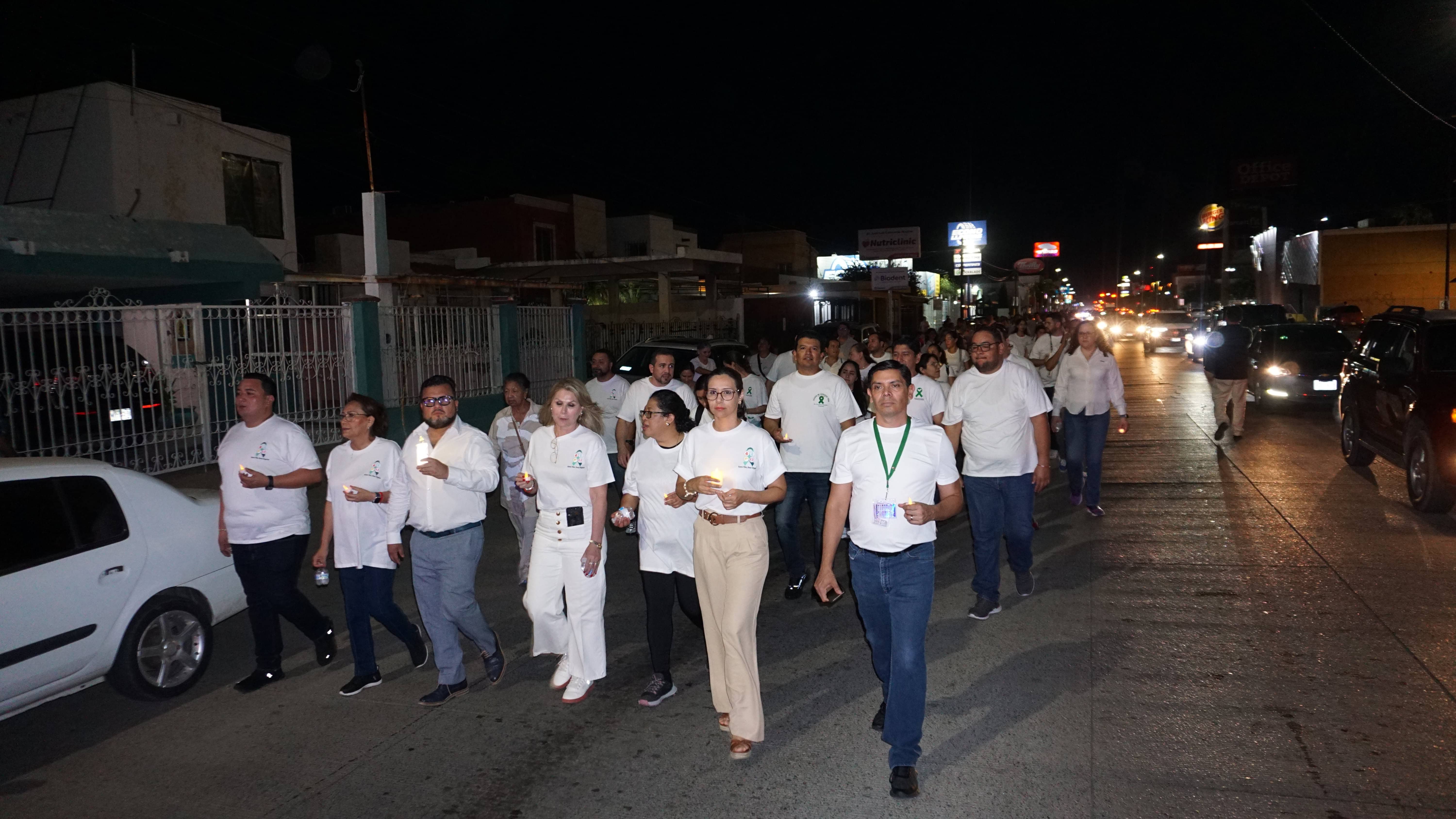 Promueven con marcha donación de órganos en Cajeme
