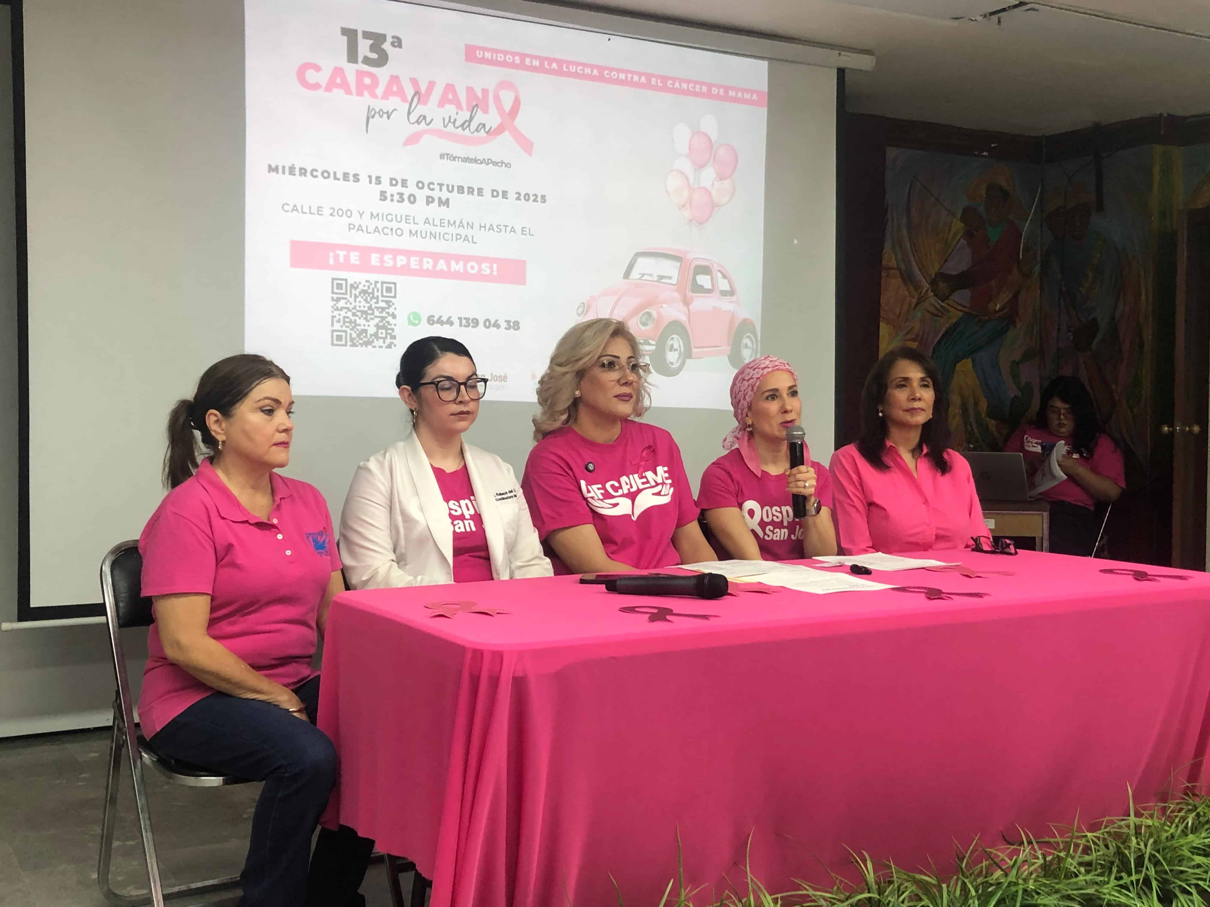 Cajeme se une a la lucha contra el cáncer de mama con la Caravana por la Vida 2025