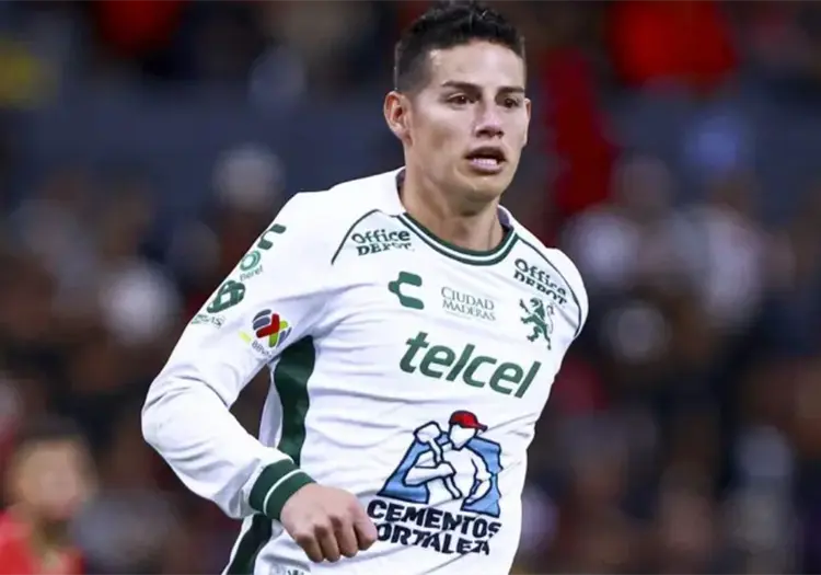 James Rodríguez no continuará con León la próxima temporada