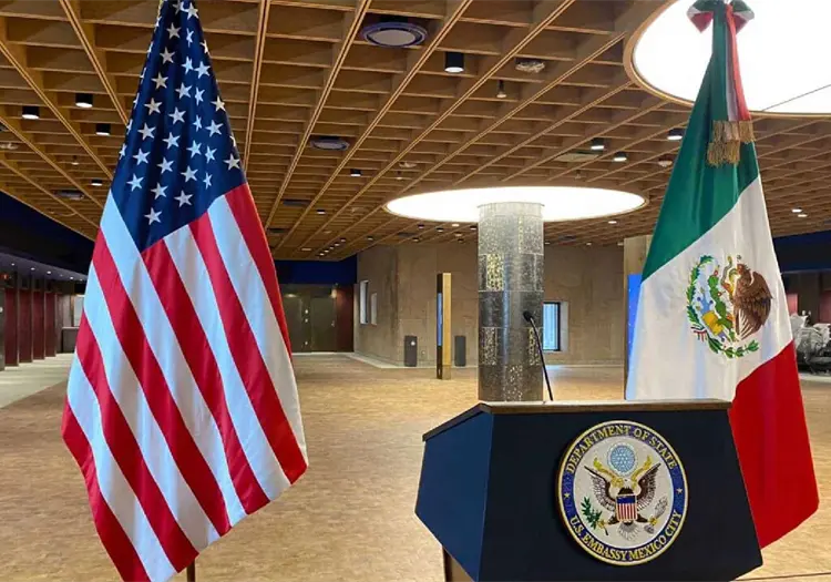 Embajada de Estados Unidos en México suspende actualizaciones regulares en redes sociales