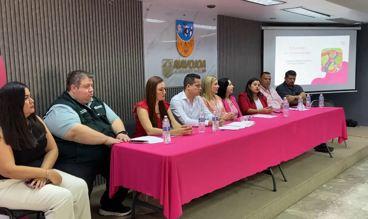 Anuncian en Navojoa actividades por el mes rosa