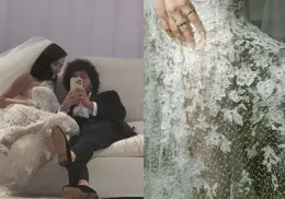 Selena Gomez deslumbra con tres vestidos en su boda con Benny Blanco: estos fueron los diseños