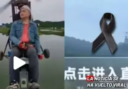 VIDEO | Influencer chino graba su muerte en el helicóptero que construyó