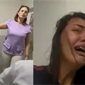 VIDEO | Joven mujer acude al ginecólogo a consulta y la esposa del médico irrumpe en el despacho y la golpea