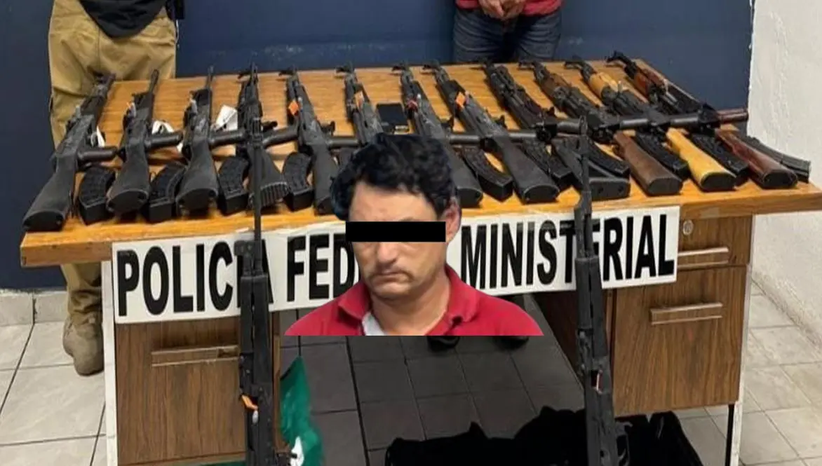 Detienen en Ímuris a sujeto que traficaba armas