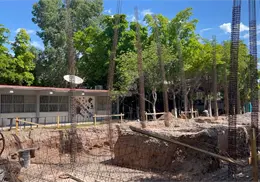 Avanzan trabajos en Secundaria General 6