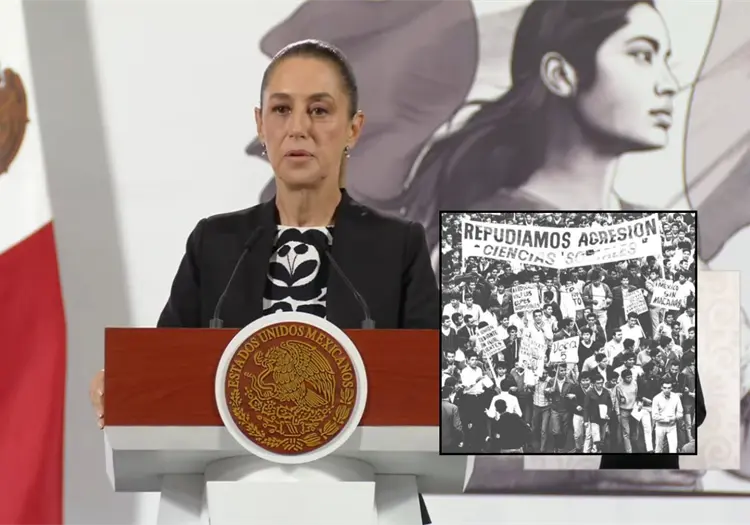 Sheinbaum recuerda el 2 de octubre y reitera compromiso de no repetir atrocidades