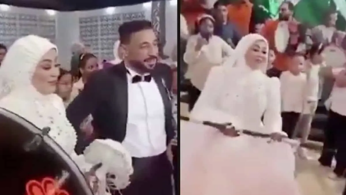 VIDEO | Así murió novio durante su fiesta de bodas; se sujetó a su esposa antes de desvanecerse
