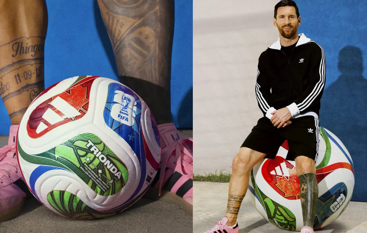 Messi y otros futbolistas destacados fueron parte de la presentación del esférico.