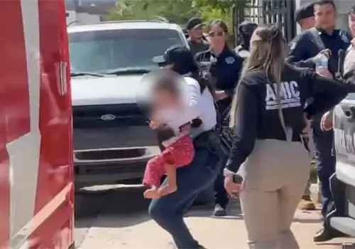 Rescatan a niña de 2 años en Nogales tras ser amenazada por familiar con machete
