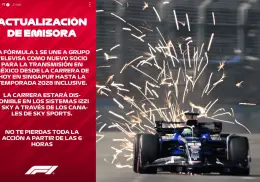 Televisa adquiere los derechos de transmisión de la Fórmula 1 en México hasta 2028