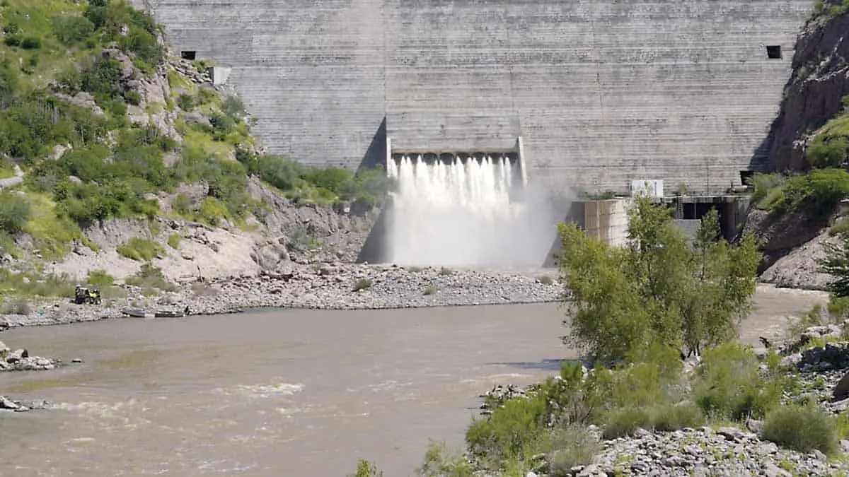 Presa Mocúzari, al 65 por ciento