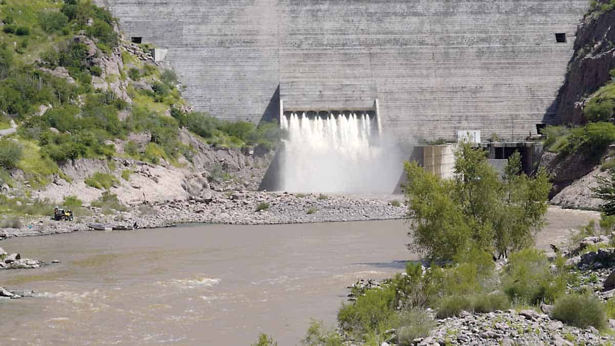Presa Mocúzari, al 65 por ciento