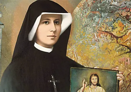 Santoral de hoy 5 de octubre: Santa Faustina Kowalska, mensajera de la misericordia divina