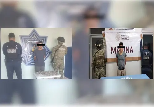 Capturan a dos hombres con droga durante operativo en Ciudad Obregón