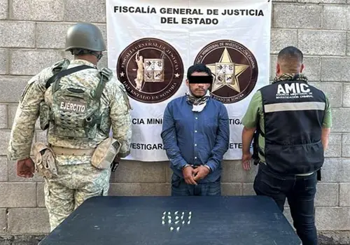 Capturan a sujeto durante cateo en Hermosillo