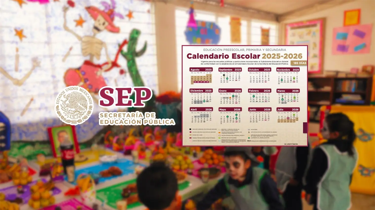 Este es el próximo puente escolar, según el calendario oficial de la SEP