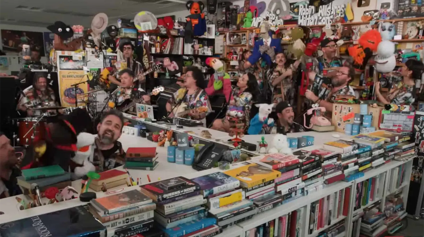 31 Minutos rompe récord en el Tiny Desk con 2.5 millones de vistas en tan solo un día