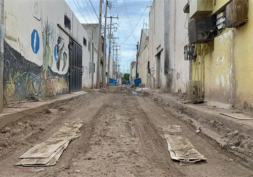 Piden reparar callejones del centro de Obregón antes del Buen Fin para evitar caos vial