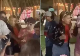 VIDEO | Chica apuñaló a su mejor amigo porque le hundió la cara en el pastel de cumpleaños