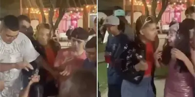 VIDEO | Chica apuñaló a su mejor amigo porque le hundió la cara en el pastel de cumpleaños