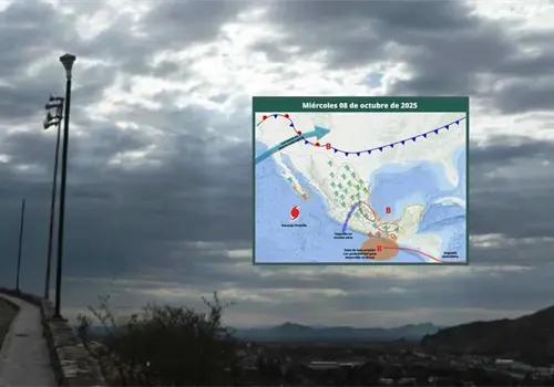 Clima en Hermosillo hoy 8 de octubre; se prevé lluvia ligera para este miércoles