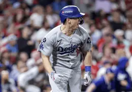 Dodgers vence de nuevo a Phillies y está a un triunfo de la Serie de Campeonato