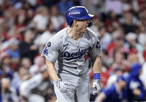 Dodgers vence de nuevo a Phillies y está a un triunfo de la Serie de Campeonato