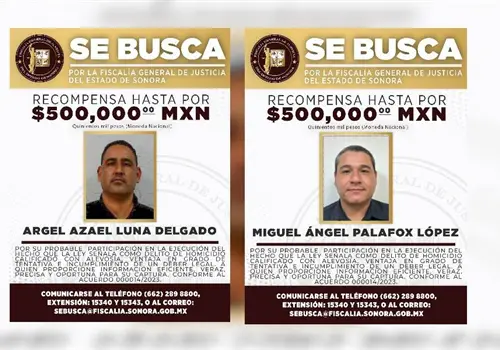 Fiscalía de Sonora ofrece recompensa por exagentes de la AMIC