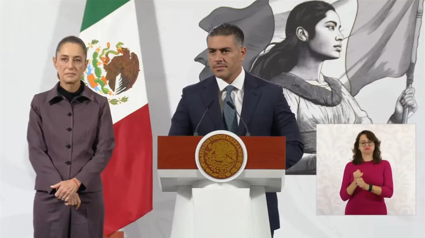 Gobierno de Sheinbaum logra reducir 32% los homicidios diarios y más de 34 mil detenciones en un año