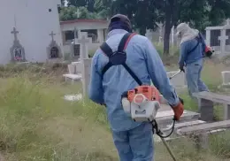 Arranca limpieza de panteones en Navojoa para tenerlos listos el Día de Muertos