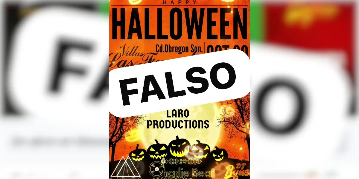 Autoridades se deslindan de fiesta de Halloween en Ciudad Obregón
