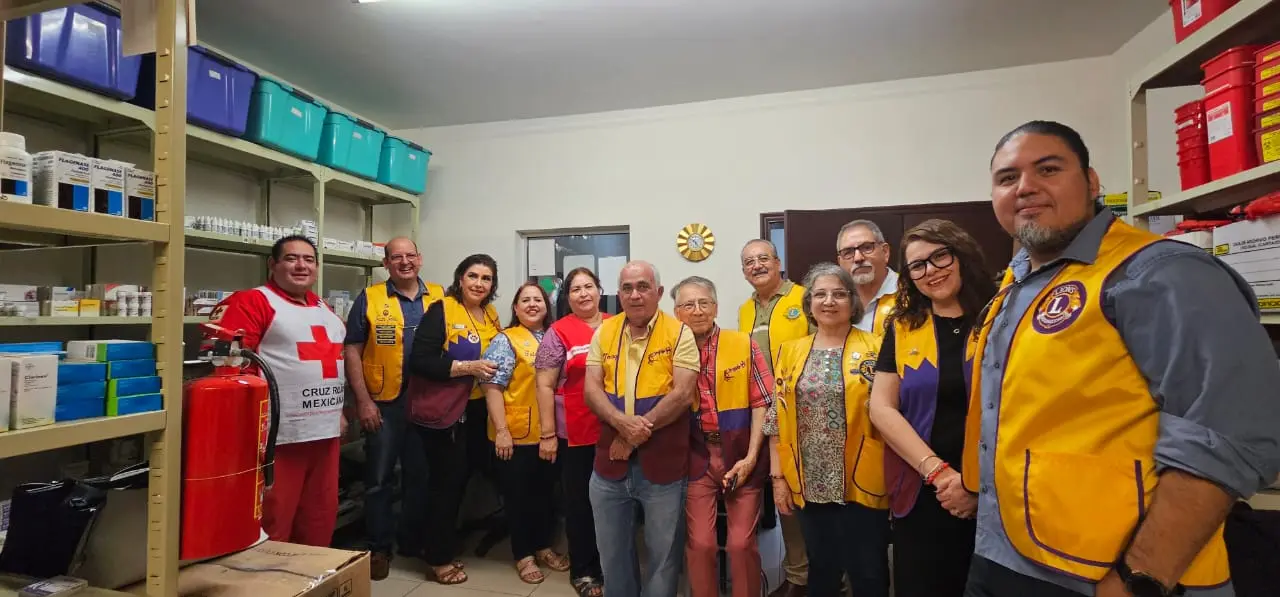 Día Internacional del Servicio Leonístico; imparten conferencias y donan medicamentos en Cajeme