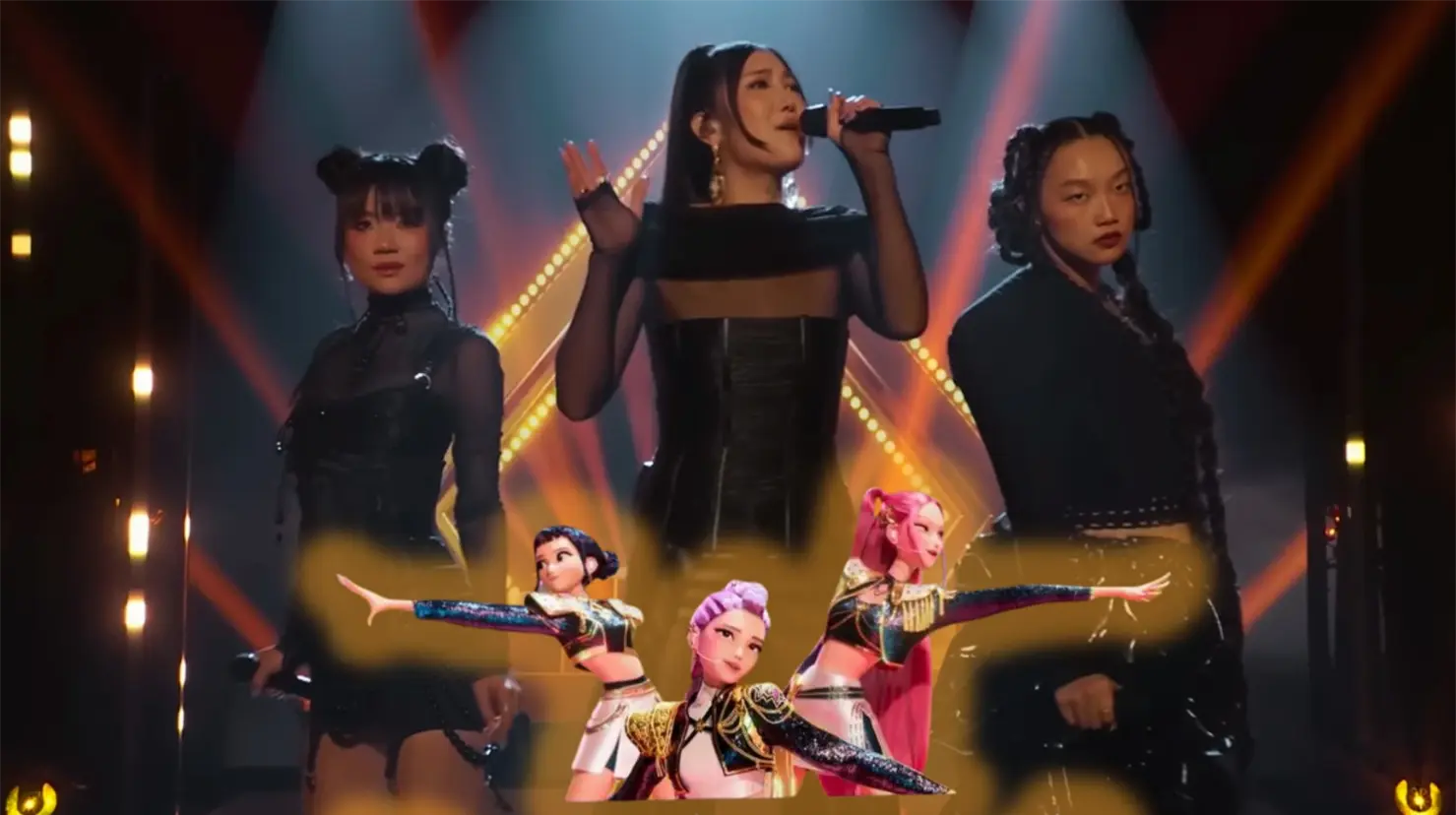 HUNTR/X canta "Golden" en vivo por primera vez, el éxito mundial de K-Pop Demon Hunters