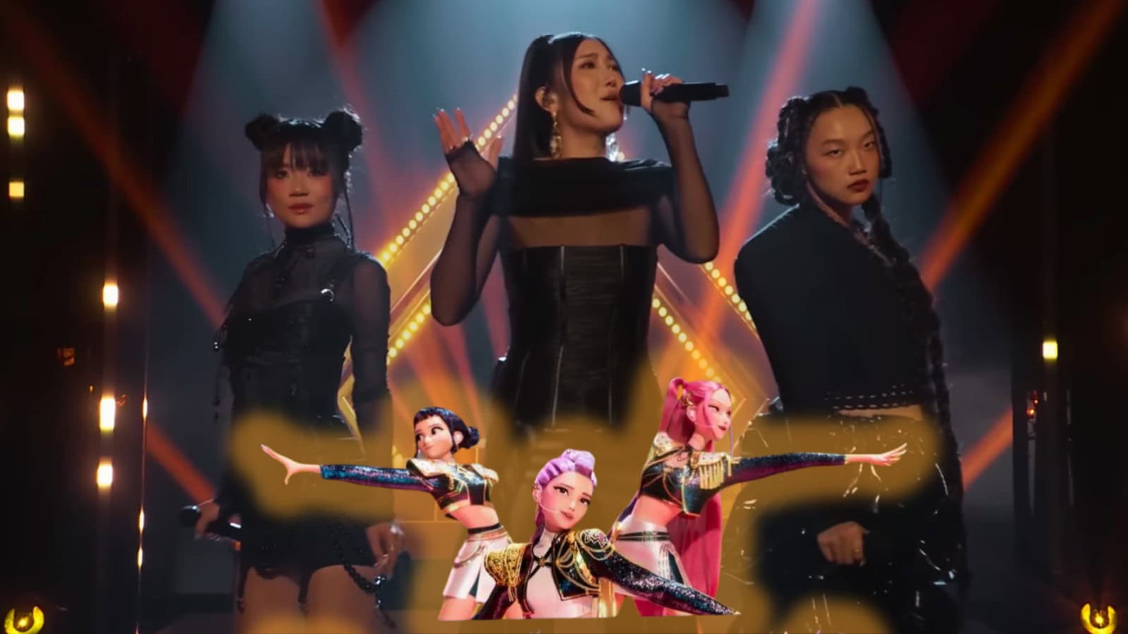 HUNTR/X canta Golden en vivo por primera vez, el éxito mundial de Las Guerreras K-Pop