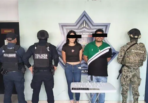 Capturan a pareja con droga en Las Cachimbas, al oriente de Ciudad Obregón