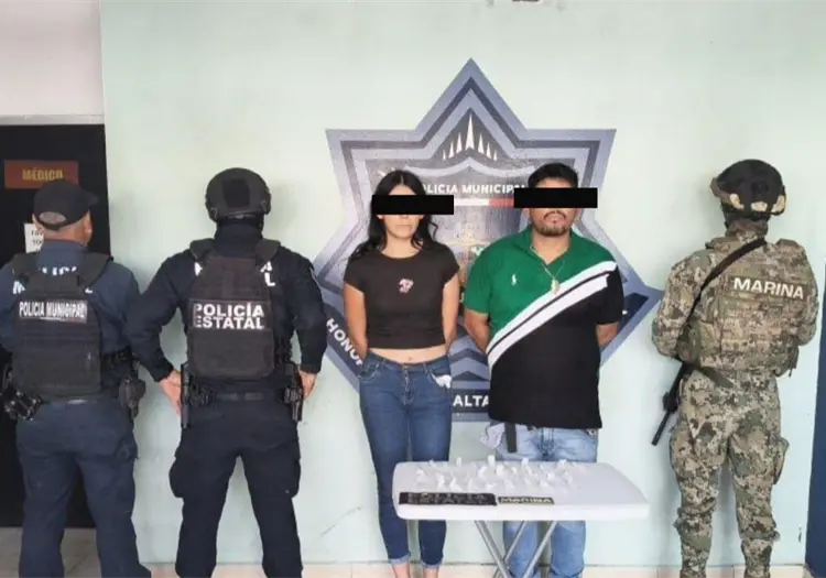 Capturan a pareja con droga en Las Cachimbas, al oriente de Ciudad Obregón