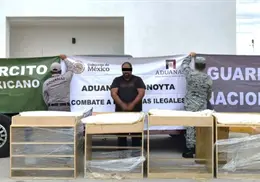 En Sonoyta detienen a estadounidense con cargamento de droga