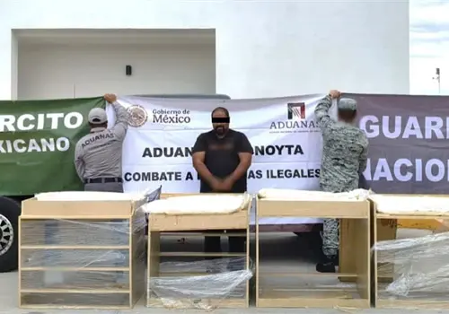 En Sonoyta detienen a estadounidense con cargamento de droga