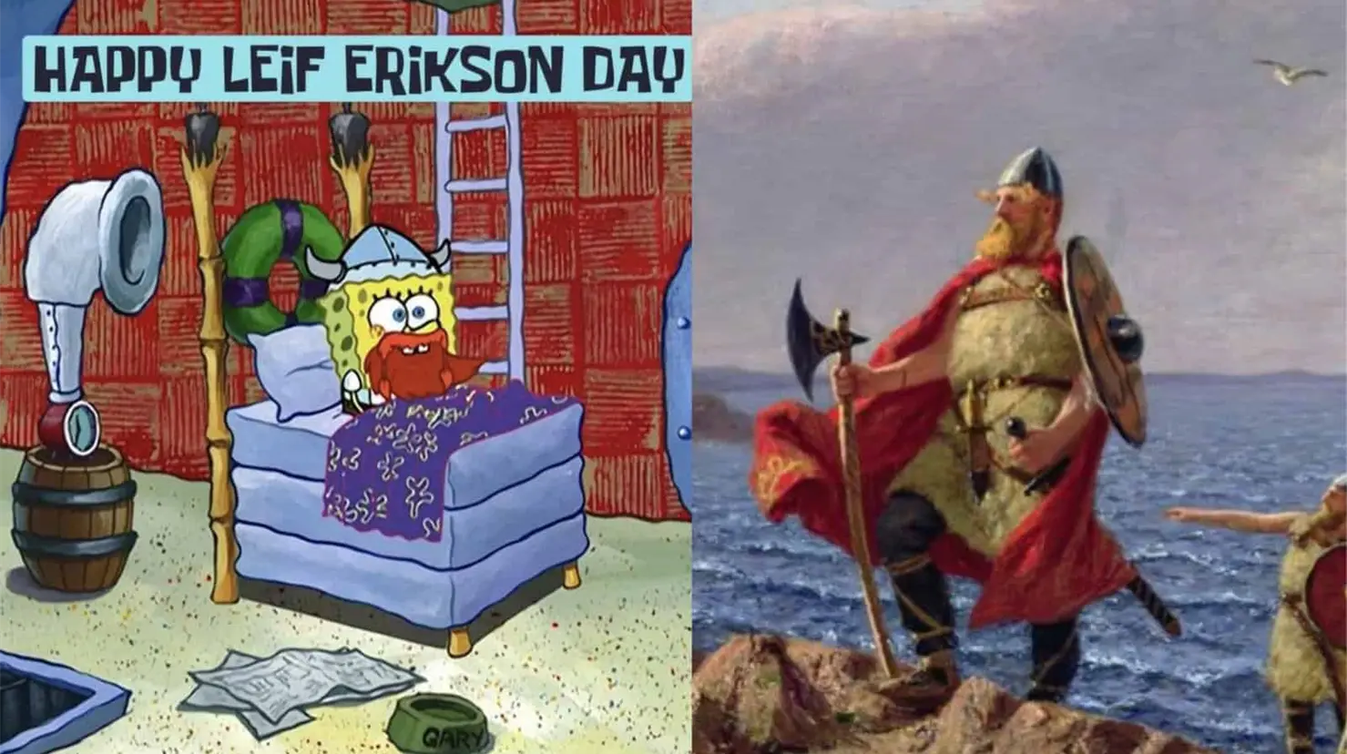 ¡Feliz Día de Leif Erikson! Conoce la historia real del vikingo detrás del festejo en Bob Esponja