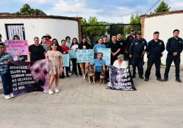 Marchan en Álamos contra el maltrato animal
