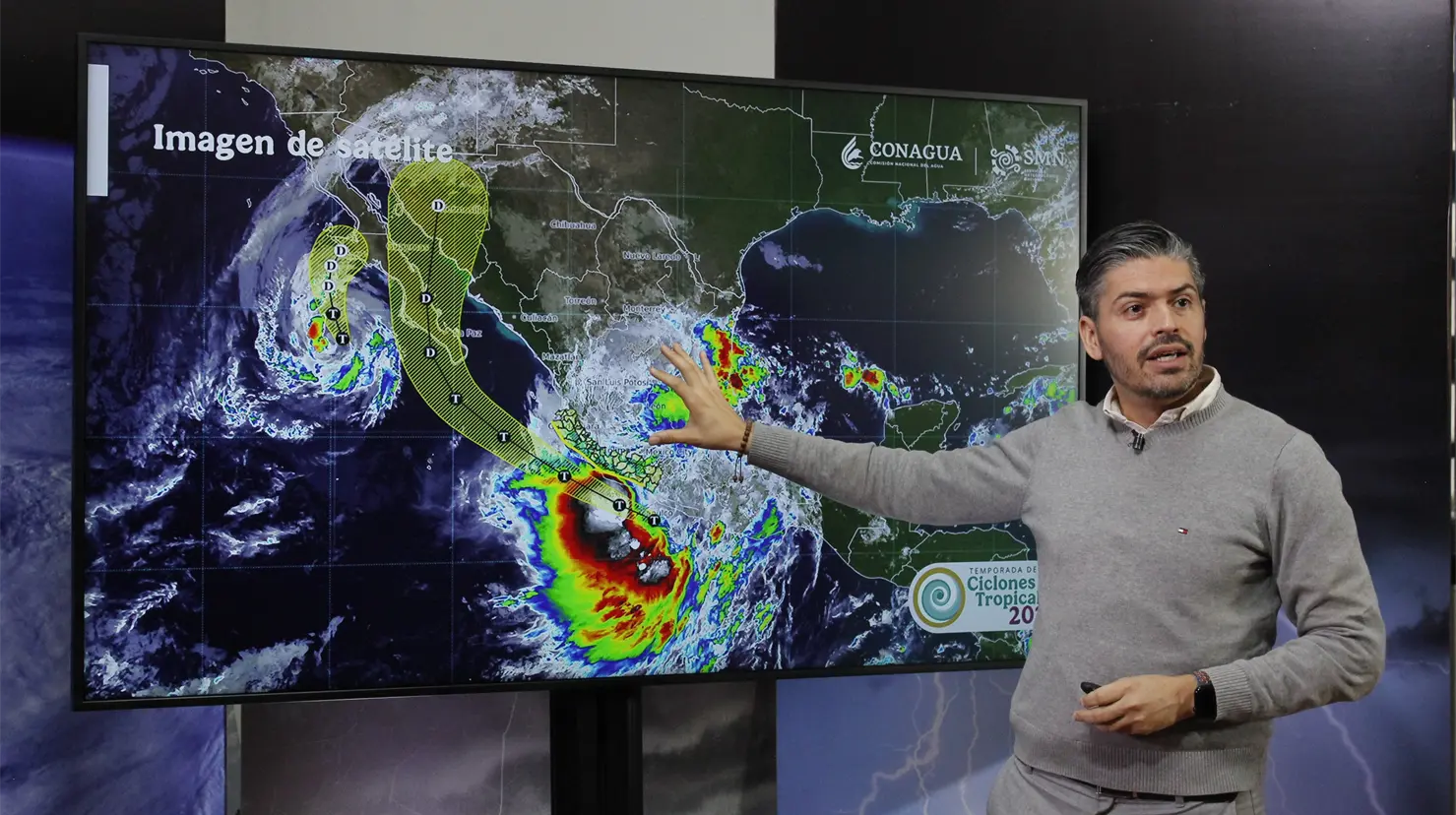 Gran parte del país se verá afectado por fenómenos meteorológicos este fin de semana.