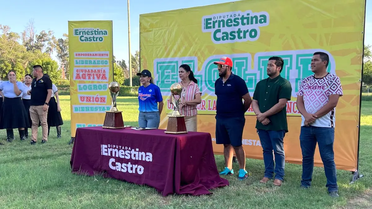 Diputada Ernestina Castro inaugura la Copa El Club