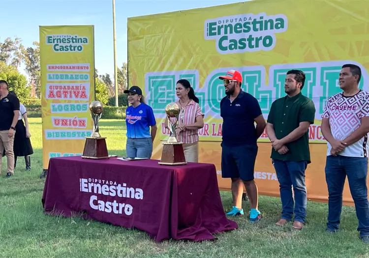 Diputada Ernestina Castro inaugura la Copa El Club
