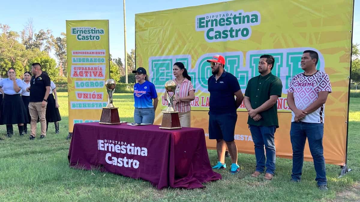 Diputada Ernestina Castro inaugura la Copa El Club