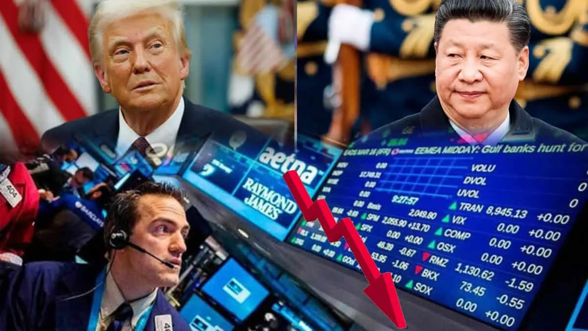 Wall Street se desploma luego de que Trump amagara a China con más aranceles