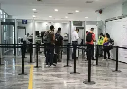 Salidas de vuelos normales en Obregón durante efectos de Raymond